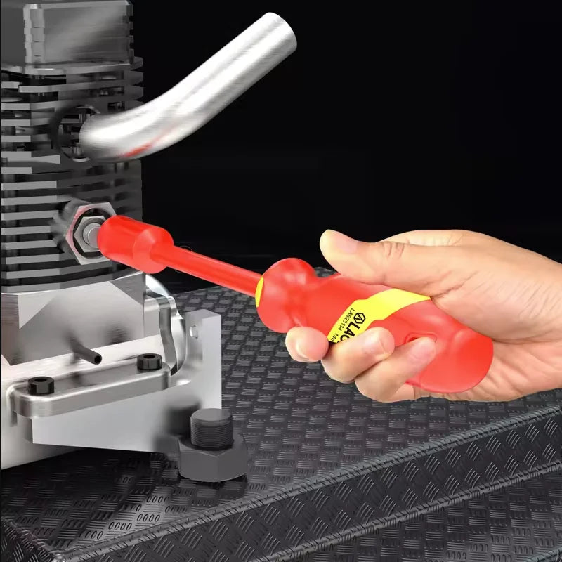 LAOA 1000V Insulated Socket Screwdriver Multifunctional Hexagonal Socket Wrench Driver Electrician Specific Withstand