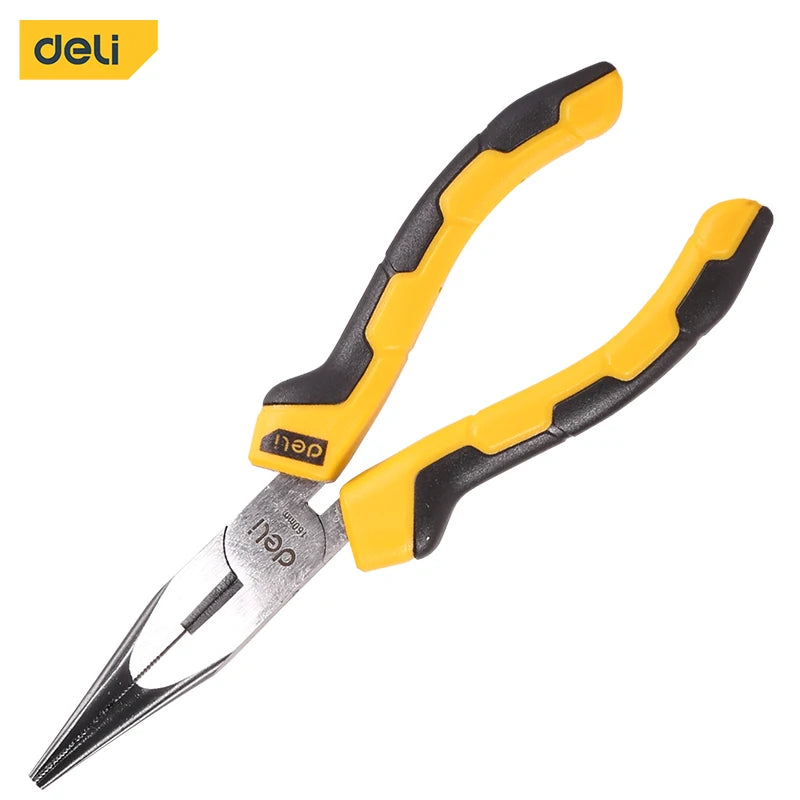 Deli Universal Wire Cutter Combination Pliers Diagonal Pliers Needle Pliers Professional Electrician Plier Hardware Hand Tools